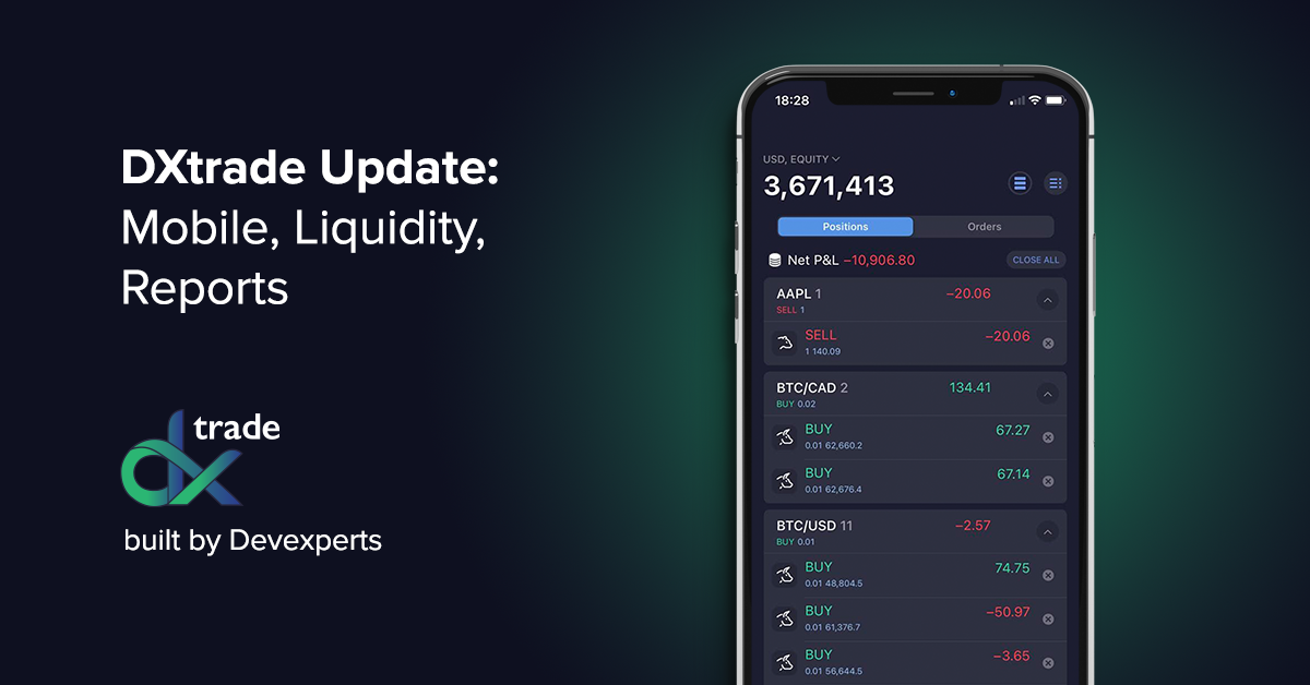 Multi Asset Trading Platform December Updates Dxtrade