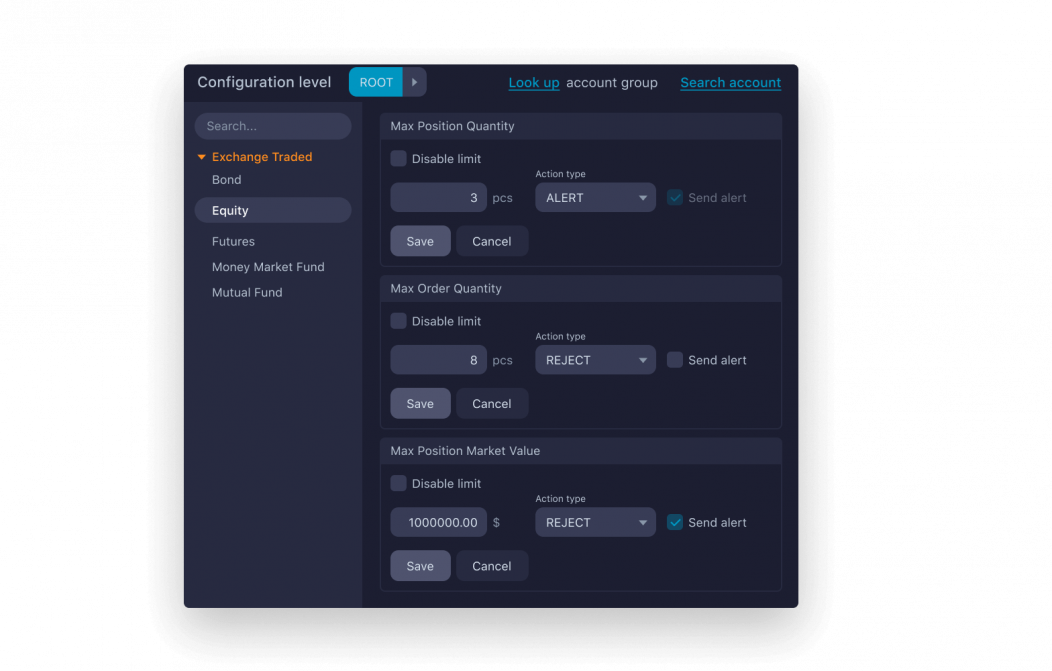 Admin Trading Portal for Stocks, Options, Futures, Bonds Brokers